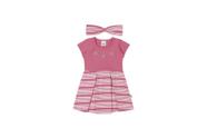 Vestido com faixa para cabelo em cotton confort