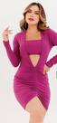 Vestido com grapeado tam 38/40 Vestido com grapeado tam 38/40