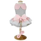 Vestido com Guia Baby Realeza Rosa P Vestido com Guia Baby Realeza Rosa P