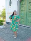 Vestido com manga Vestido com manga