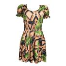 Vestido Com manga Rodado com elastico Vestido Com manga Rodado com elastico