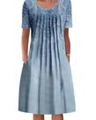 Vestido: Costaric Boho, estampa floral, camiseta feminina de verão 2024