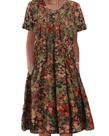 Vestido: Costaric Boho, estampa floral, camiseta feminina de verão 2024