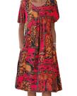 Vestido: Costaric Boho, estampa floral, camiseta feminina de verão 2024