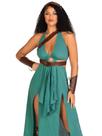 Vestido Costume Leg Avenue Warrior Maiden com arnês verde