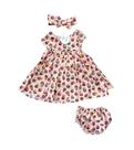 Vestido Cupcakes com Calcinha + Laço de Cabelo Tam.M