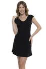 Vestido Curto Acinturado Sem Mangas F081