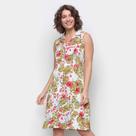 Vestido Curto Aishty Estampado Botões Vestido Curto Aishty Estampado Botões