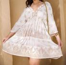 Vestido Curto Branco Feminino - Tam 40 Vestido Curto Branco Feminino - Tam 40
