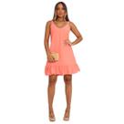 Vestido Curto com Alças Soltinho Viscose Nobre Forrado