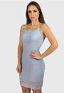 Vestido Curto Detalhes em Tiras Nas Costas Tricot Livora Cor:Azul ClaroTamanho:ÚnicoGênero:Feminino Vestido Curto Detalhes em Tiras Nas Costas Tricot Livora Cor:Azul ClaroTamanho:ÚnicoGênero:Feminino