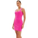 Vestido Curto Easy Lança Perfume De Alças Pr25 Rosa Feminino Vestido Curto Easy Lança Perfume De Alças Pr25 Rosa Feminino