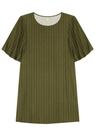 Vestido Curto em Viscose com Manga Flare G