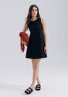 Vestido Curto Em Viscose