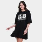 Vestido Curto Farm Pregas do Rio Flor