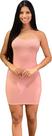 Vestido curto feminino canelado alcinha barato sku:vcr10
