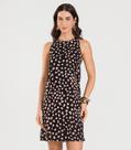 Vestido Curto Feminino Estampado Dianna Preto