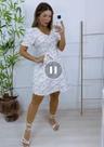Vestido curto floral