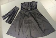 Vestido Curto Liso Tomara-que-Caia
