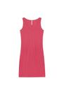 Vestido Curto Lunender Regata Canelado Rosa