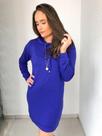 Vestido Curto Manga Longa Com Capuz