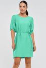 Vestido Curto PKS Viscose Com Cinto Verde