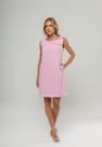 Vestido Curto Regata Com Laço Nos Ombros Rosa Salvatore