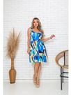 Vestido Curto Regata Decote Laço Coração
