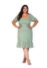 Vestido Curto Social com Babado Vestido Curto Social com Babado
