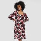 Vestido Curto The Style Box Manga Longa Babados