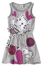 Vestido curto Zig Zig Zaa 1 Cinza claro Vestido curto Zig Zig Zaa 1 Cinza claro