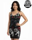 Vestido Cyclone Cotele Zip Oriental Tiger
