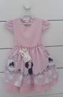 Vestido da Minie rosa tamanho 01