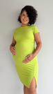 Vestido Daiane Gestante Curto com Abertura para Amamentar