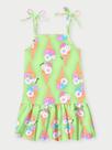 Vestido de Alça Infantil Ice Pop Verde Abrange Vestido de Alça Infantil Ice Pop Verde Abrange