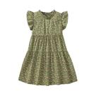 Vestido De Algodão Com Estampa De Flores Para Meninas, Roupas Fofas Para Festa De Verão Ao Ar Livre Vestido De Algodão Com Estampa De Flores Para Meninas, Roupas Fofas Para Festa De Verão Ao Ar Livre