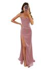 Vestido de baile OFEECHUN Dusty Rose Mermaid Satin Split US22W