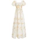 Vestido de baile Regency FCCAM Bridgerton Victorian Gold L Vestido de baile Regency FCCAM Bridgerton Victorian Gold L