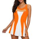 Vestido de banho Zando Orange para mulheres 2024, maiô, tamanho 6-8 Vestido de banho Zando Orange para mulheres 2024, maiô, tamanho 6-8