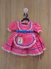 Vestido de Bebê Infantil Temático de Festa Junina Diversas Cores e Estampas