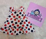 Vestido de bolinha infantil Vestido de bolinha infantil