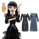 Vestido de boneca Wednesday Addams 29,2 cm com Thing Addams Family TV