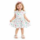 Vestido de Borboletas Menina Infantil Lindo confortável