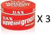 Vestido de cabelo DAX Wave and Groom 100mL (pacote de 3)