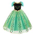 Vestido de fantasia Acecharming Anna Snow Queen para meninas de 2 a 8 anos