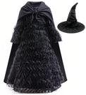 Vestido de fantasia Coolproud Elphaba para meninas Halloween 8-9Y 140