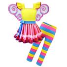 Vestido de fantasia Daisy Fancy Fairy com asas para menina tamanho 8