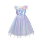 Vestido de fantasia Daisy Unicorn Rainbow Toddler Girl 4T-5T