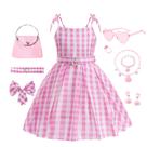 Vestido de fantasia MSSmile-FanKid Girls Pink Movie Cosplay 6-7Y