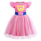Vestido de fantasia para meninas Marendyee Cat Pattern Tule Mesh